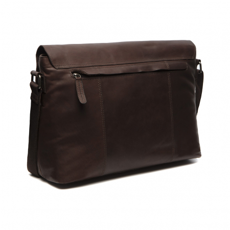 Geanta de laptop The Chesterfield Brand, din piele premium, Toledo, Maro inchis [4]