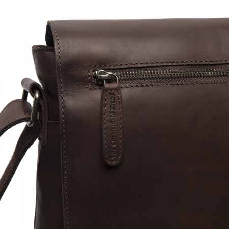 Geanta de laptop The Chesterfield Brand, din piele premium, Toledo, Maro inchis [2]