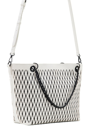 Geanta de mana si umar, Desigual BAG ARTY PEPO LIBIA, Alb / multicolor [3]