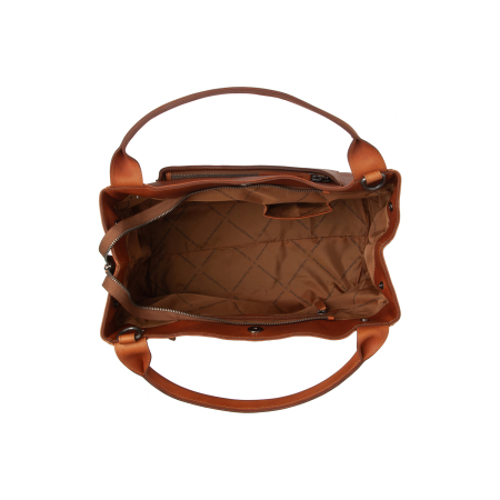 Geanta de mana si umar, piele naturala, The Chesterfield Brand, Fioline, Maro coniac [4]