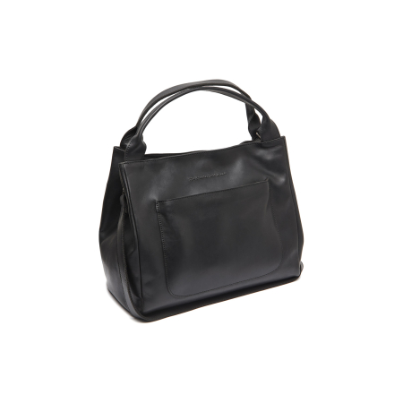Genti de zi - Geanta de mana si umar, piele naturala, The Chesterfield Brand, Fioline, Negru
