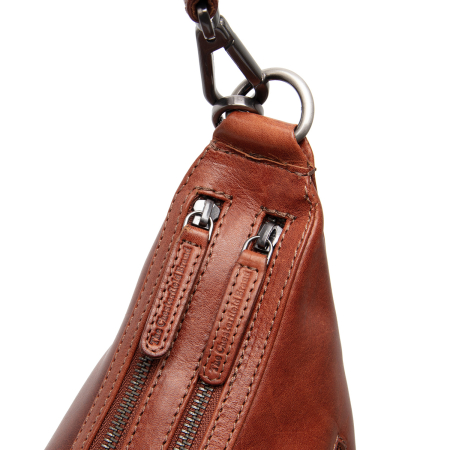 Geanta de mana si umar, piele naturala, The Chesterfield Brand, Moneva, Maro coniac [5]