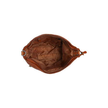 Geanta de umar Astero din piele naturala, The Chesterfield Brand - Maro coniac [2]