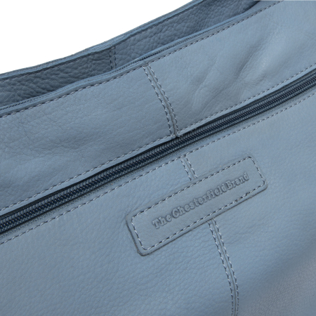 Geanta de umar Astero din piele naturala, The Chesterfield Brand - Sky Blue [5]