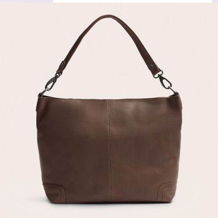 Geanta de umar Astero din piele naturala, The Chesterfield Brand - Taupe inchis [4]