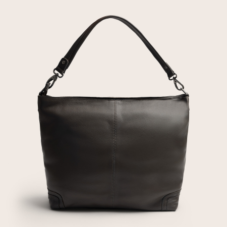 Geanta de umar Astero din piele naturala, The Chesterfield Brand - Gri [9]