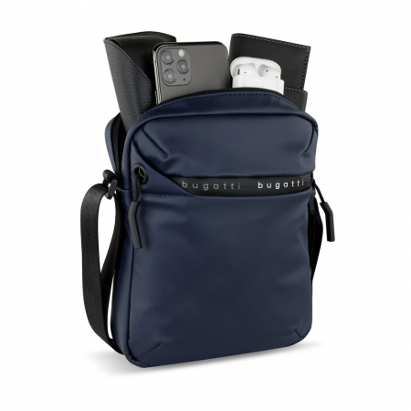 Geanta de umar crossbody, bugatti, seria Blanc Delight, Albastru [2]