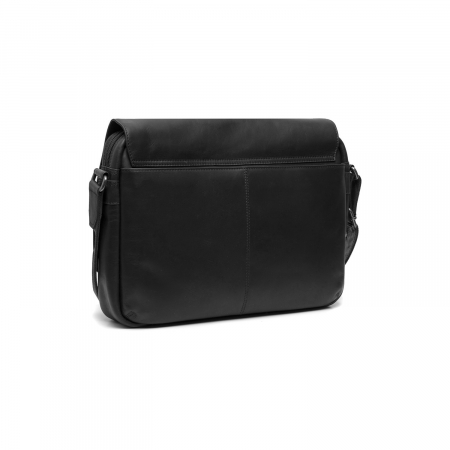 Geanta de umar cu compartiment laptop 14 inch, piele naturala, The Chesterfield Brand, Gili, Negru [4]