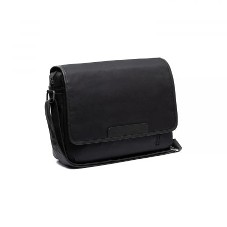 Genti laptop - Geanta de umar din nylon si piele, The Chesterfield Brand, Falun, Negru