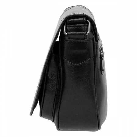 Geanta de dama din piele naturala, model 180, Negru [4]