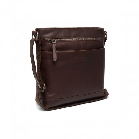 Genti de zi - Geanta de umar din piele naturala, The Chesterfield Brand, Almeria, Maro inchis