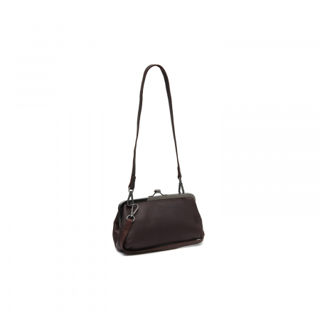 Genti de zi - Geanta de umar, din piele naturala, The Chesterfield Brand, Andrade, Maro inchis