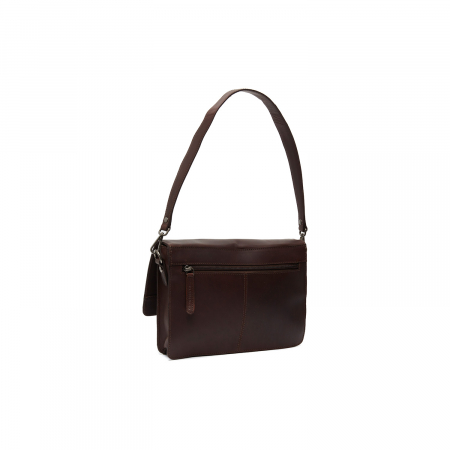 Geanta de umar din piele naturala, The Chesterfield Brand, Aviles, Maro inchis [6]