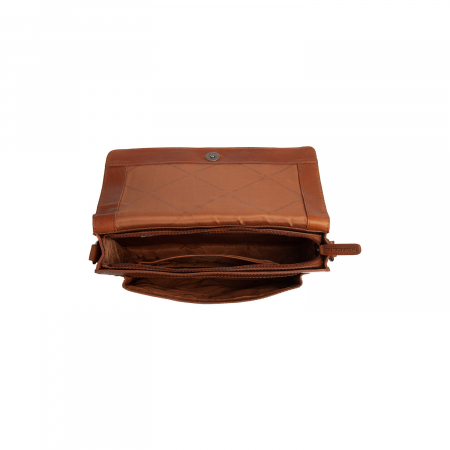 Geanta de umar din piele naturala, The Chesterfield Brand, Aviles, Maro coniac [7]
