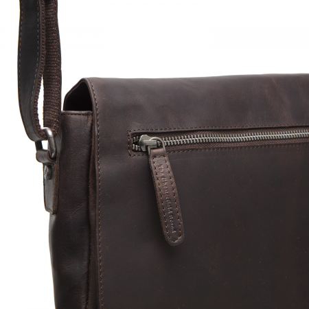 Geanta de umar, din piele naturala, The Chesterfield Brand, Rubio, Maro inchis [2]