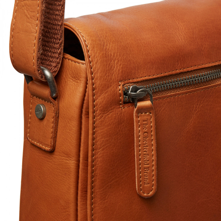 Geanta de umar, din piele naturala, The Chesterfield Brand, Rubio, Maro coniac [3]