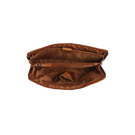 Geanta de umar Elvar din piele naturala, The Chesterfield Brand - Maro coniac [2]