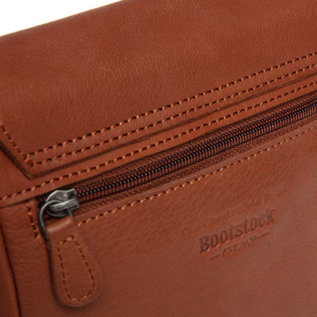 Geanta de umar Primrose din piele naturala, The Chesterfield Brand - Maro coniac [5]