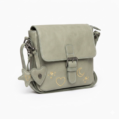 Geanta de umar Primrose din piele naturala, The Chesterfield Brand - Verde pastel [1]