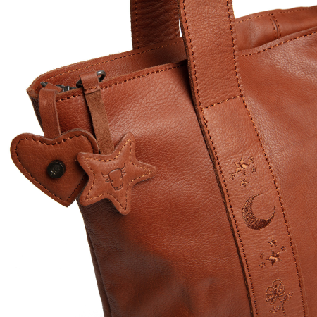 Geanta de umar Heatherly din piele naturala, The Chesterfield Brand - Maro coniac [4]