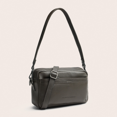 Dama - Geanta de umar Liora din piele naturala, The Chesterfield Brand - Gri inchis