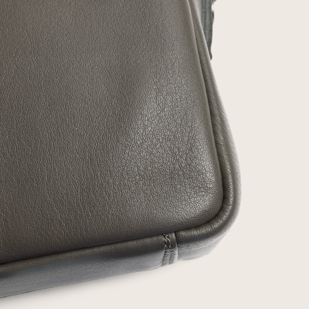 Geanta de umar Liora din piele naturala, The Chesterfield Brand - Gri inchis [5]