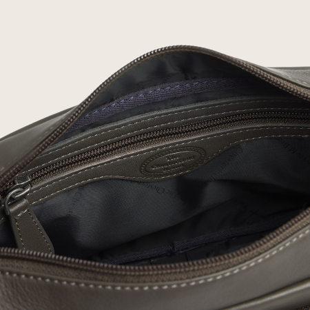 Geanta de umar Liora din piele naturala, The Chesterfield Brand - Gri inchis [8]