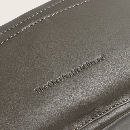 Geanta de umar Liora din piele naturala, The Chesterfield Brand - Gri inchis [9]