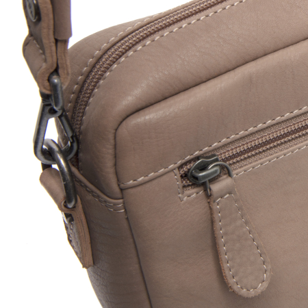 Geanta de umar Liora din piele naturala, The Chesterfield Brand - Taupe [5]