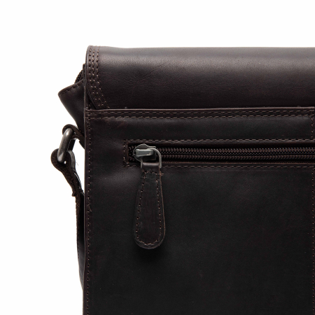 Geanta de umar Lunor din piele naturala, The Chesterfield Brand - Maro inchis [4]