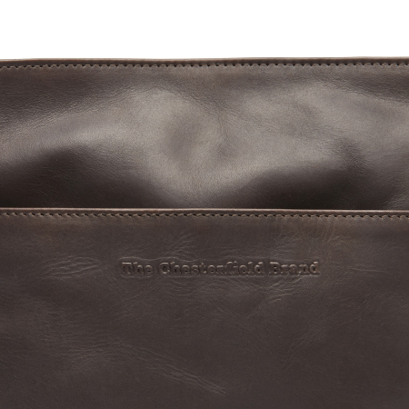 Geanta de umar Lunton din piele naturala, The Chesterfield Brand - Maro inchis [3]