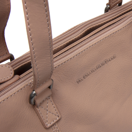 Geanta de umar Marvos din piele naturala, The Chesterfield Brand - Roz pudra [4]