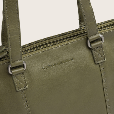 Geanta de umar Marvos din piele naturala, The Chesterfield Brand - Verde olive [4]