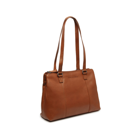 Dama - Geanta de umar Marvos din piele naturala, The Chesterfield Brand - Maro coniac