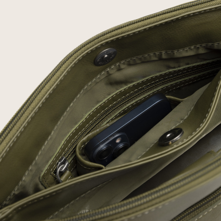 Geanta de umar Marvos din piele naturala, The Chesterfield Brand - Verde olive [7]