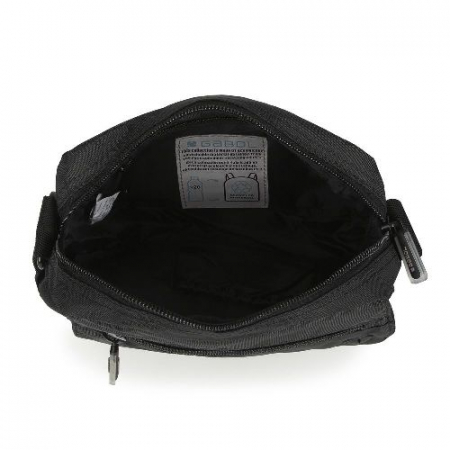 Geanta de umar pentru barbati, Gabol, material textil impermeabil, Twist, Negru [1]