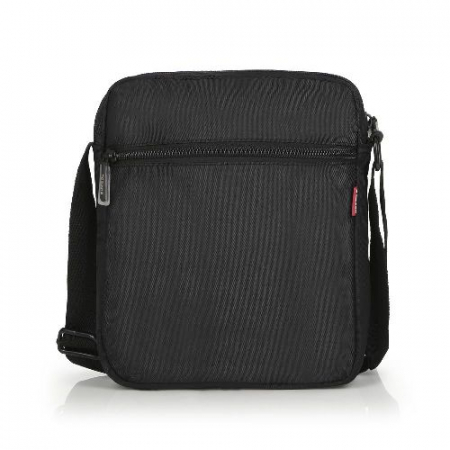 Geanta de umar pentru barbati, Gabol, material textil impermeabil, Twist, Negru [2]