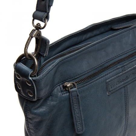 Geanta de umar piele naturala, The Chesterfield Brand, Lucy, Albastru [1]