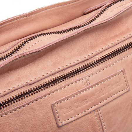 Geanta de umar, piele naturala, The Chesterfield Brand, Lucy, Roz pudra [4]