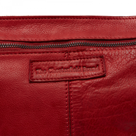 Geanta de umar, piele naturala, The Chesterfield Brand, Lucy, Rosu [1]