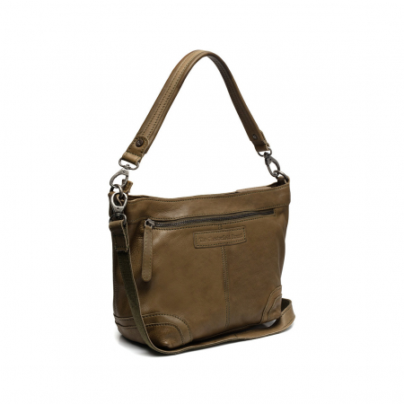 Genti de zi - Geanta de umar, piele naturala, The Chesterfield Brand, Lucy, Verde olive