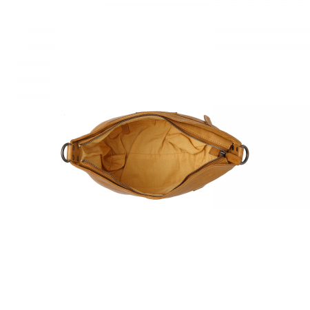Geanta de umar, piele naturala, The Chesterfield Brand, Lucy, Galben ocru [4]