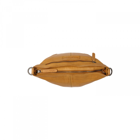 Geanta de umar, piele naturala, The Chesterfield Brand, Lucy, Galben ocru [3]