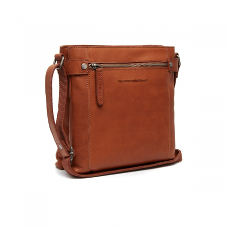 Genti de zi - Geanta de umar unisex din piele naturala, The Chesterfield Brand, Brandis, Maro coniac