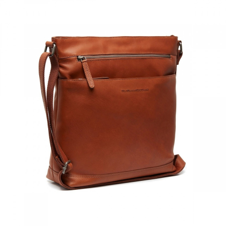 Genti de zi - Geanta de umar pentru dama, piele naturala, The Chesterfield Brand, Lucena, Maro coniac