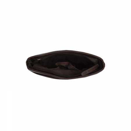 Geanta de umar unisex din piele naturala, The Chesterfield Brand, Navene, Maro inchis [3]