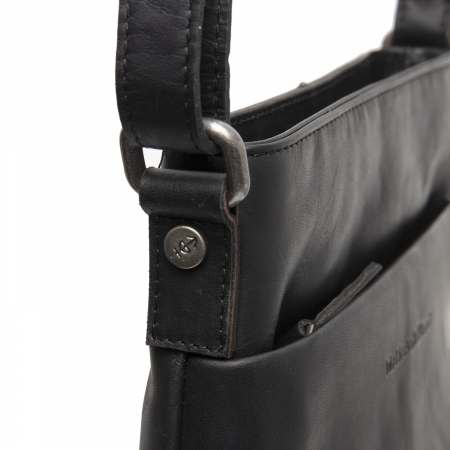 Geanta de umar unisex din piele naturala, The Chesterfield Brand, Navene, Negru [2]
