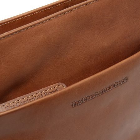 Geanta de umar unisex din piele naturala, The Chesterfield Brand, Navene, Maro coniac [1]