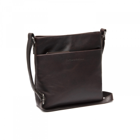 Borsete - Geanta de umar unisex din piele naturala, The Chesterfield Brand, Navene, Maro inchis