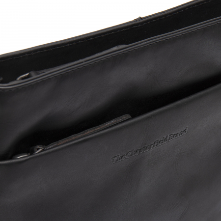 Geanta de umar unisex din piele naturala, The Chesterfield Brand, Navene, Negru [1]